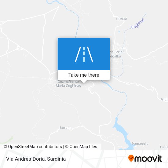 Via Andrea Doria map