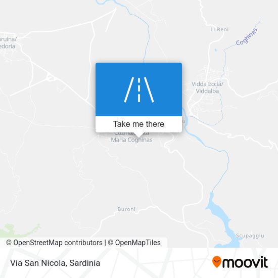 Via San Nicola map