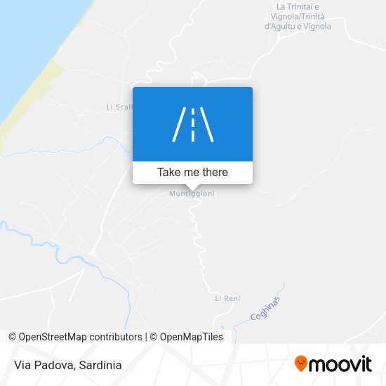 Via Padova map