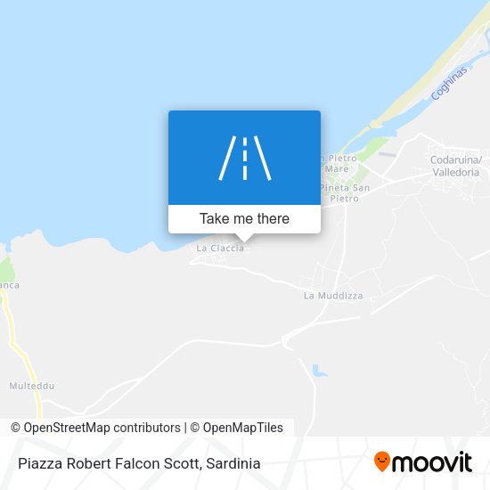 Piazza Robert Falcon Scott map