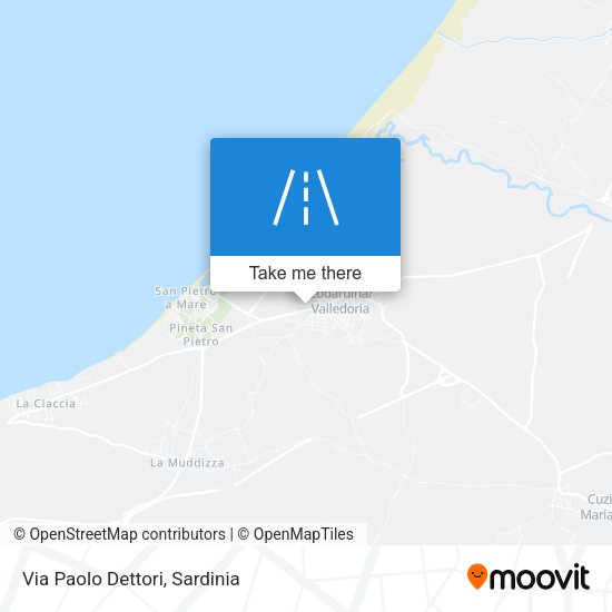 Via Paolo Dettori map