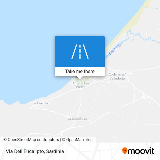 Via Dell Eucalipto map