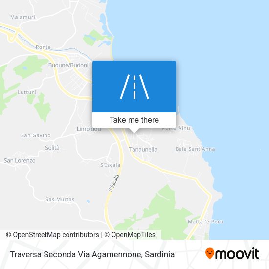 Traversa Seconda Via Agamennone map