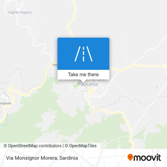 Via Monsignor Morera map