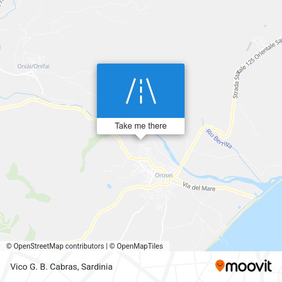 Vico G. B. Cabras map