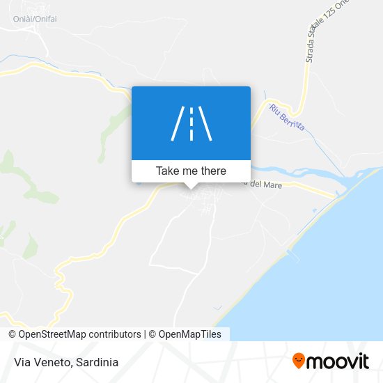 Via Veneto map
