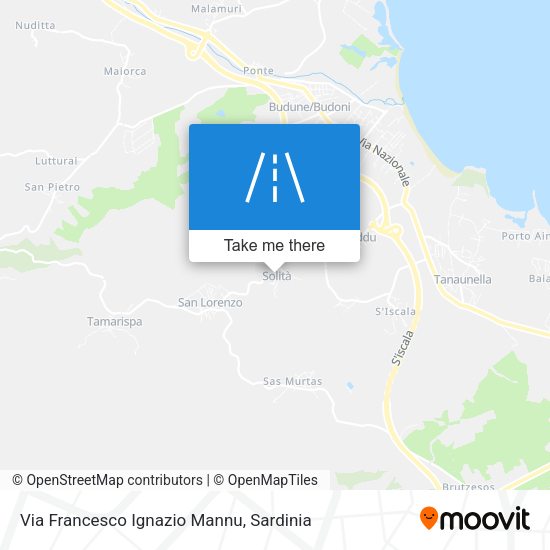 Via Francesco Ignazio Mannu map