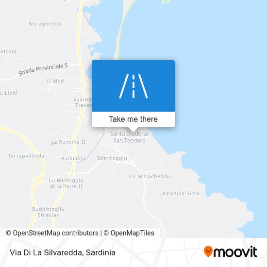 Via Di La Silvaredda map