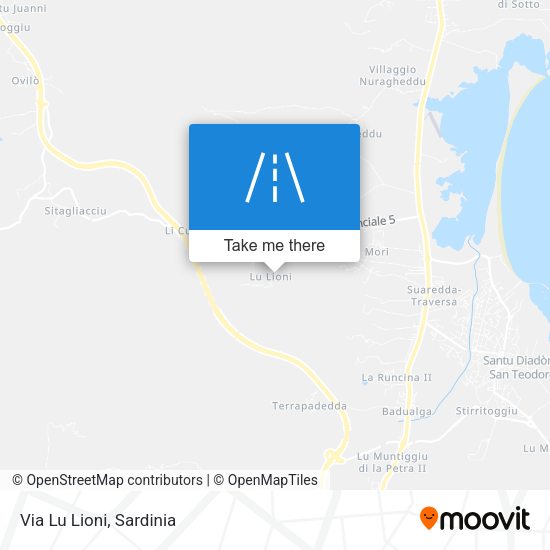 Via Lu Lioni map