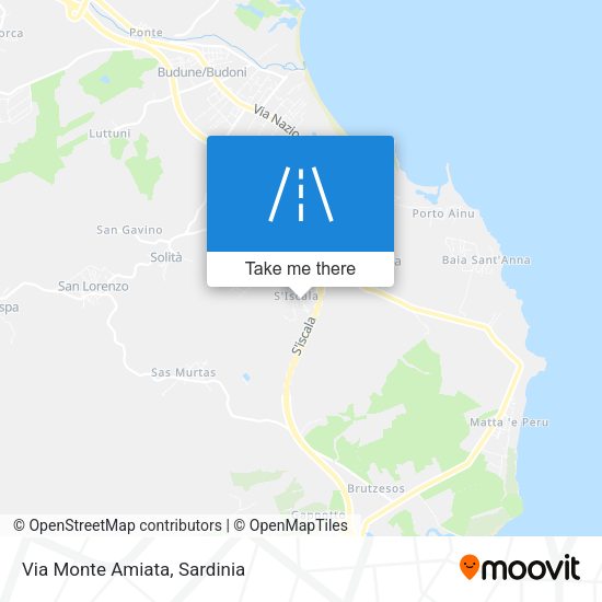 Via Monte Amiata map