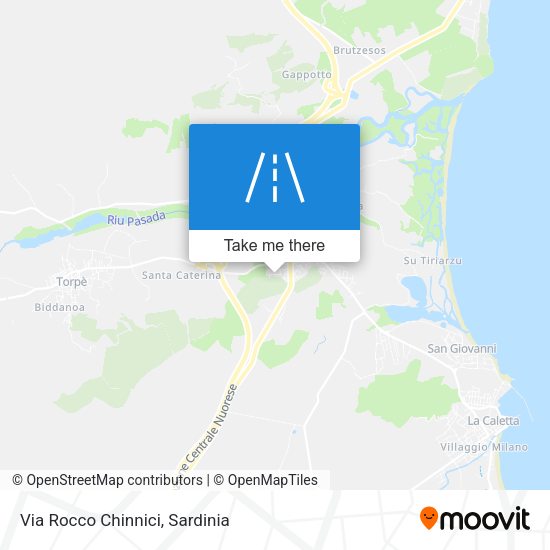 Via Rocco Chinnici map