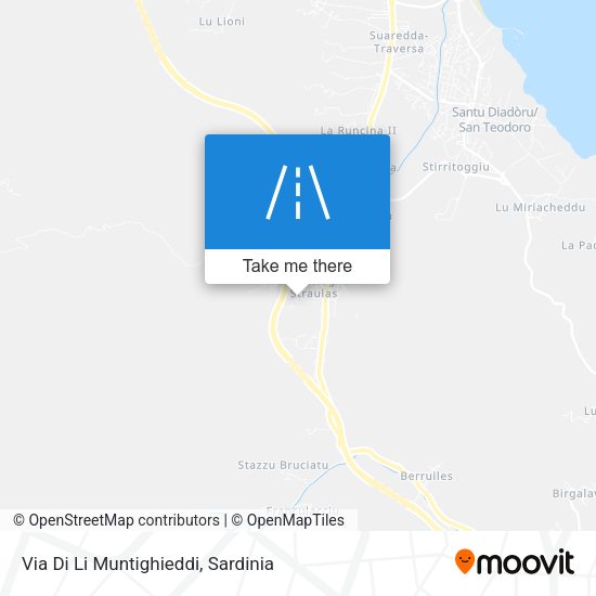 Via Di Li Muntighieddi map