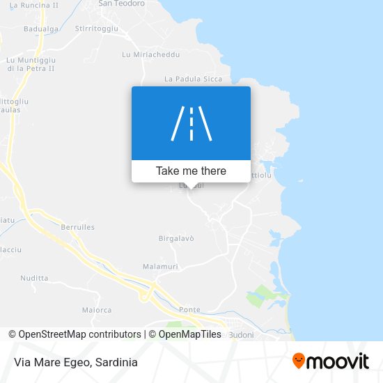 Via Mare Egeo map
