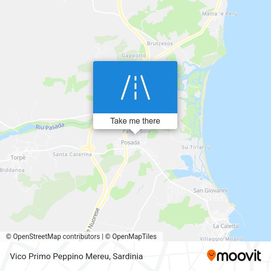 Vico Primo Peppino Mereu map