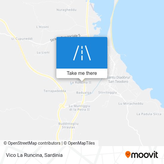 Vico La Runcina map