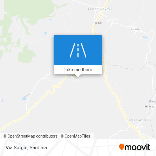 Via Sotgiu map