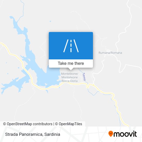 Strada Panoramica map