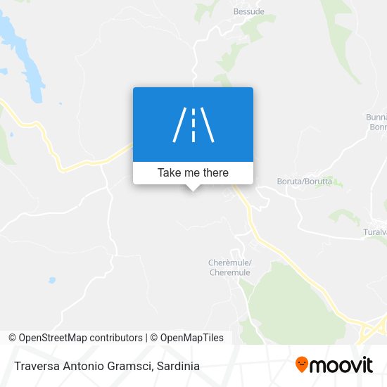 Traversa Antonio Gramsci map