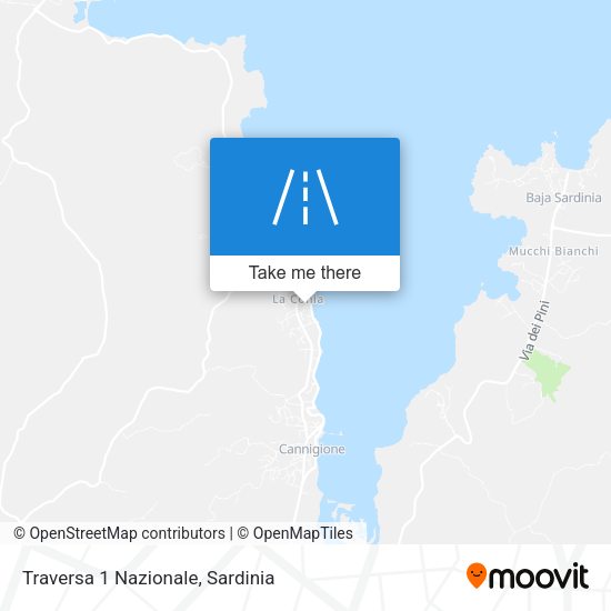 Traversa 1 Nazionale map