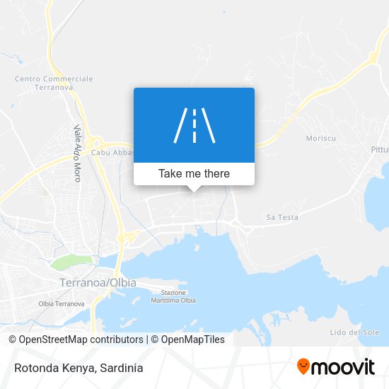 Rotonda Kenya map