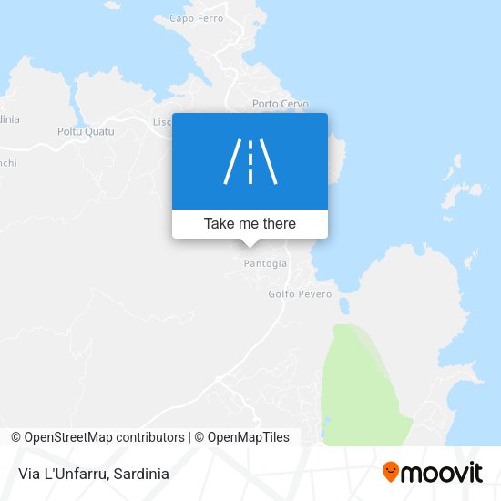 Via L'Unfarru map
