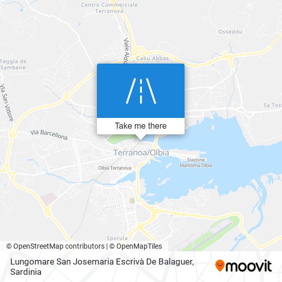 Lungomare San Josemaria Escrivà De Balaguer map
