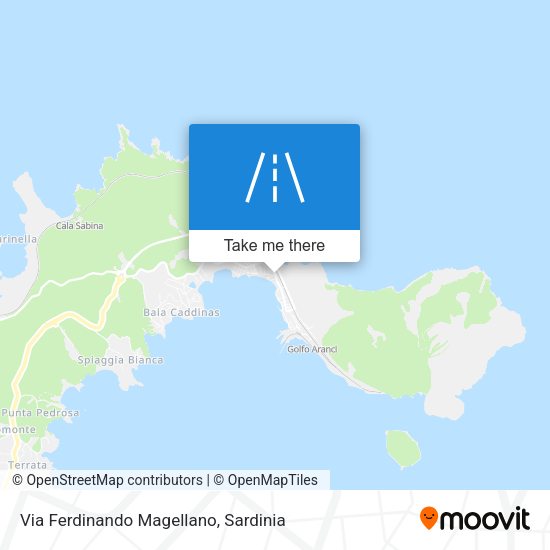 Via Ferdinando Magellano map