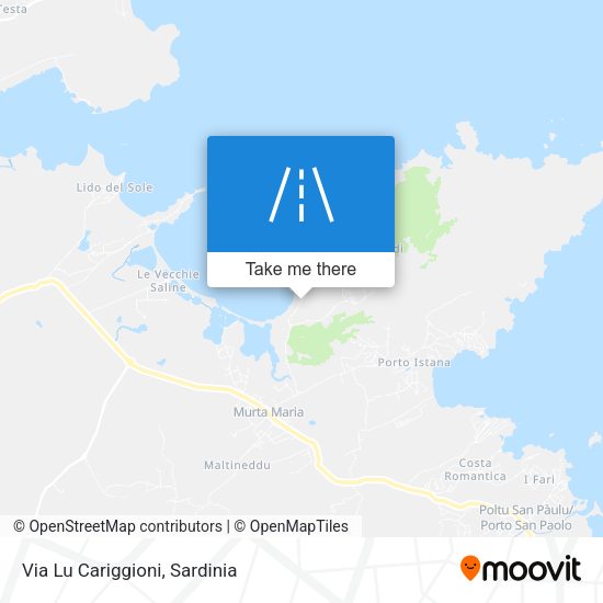 Via Lu Cariggioni map