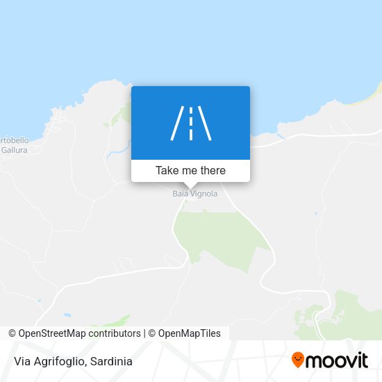 Via Agrifoglio map