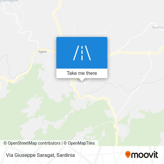Via Giuseppe Saragat map