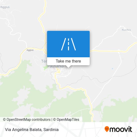 Via Angelina Balata map