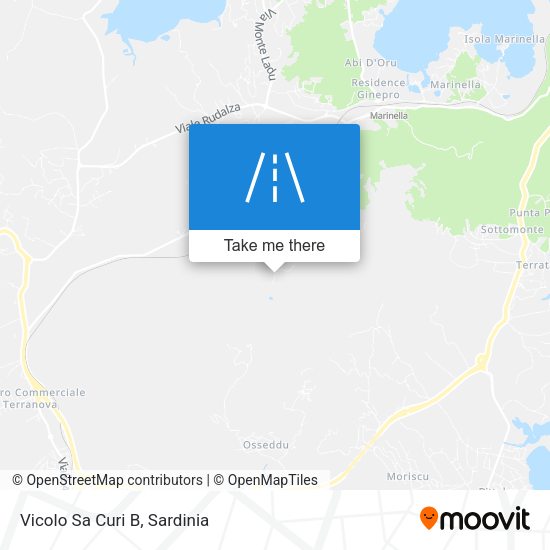Vicolo Sa Curi B map