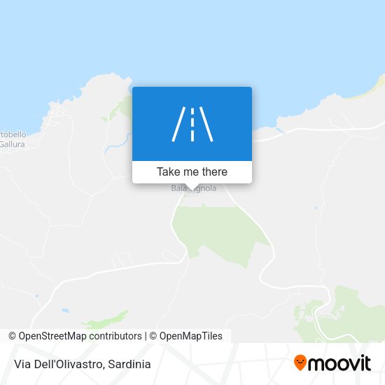 Via Dell'Olivastro map