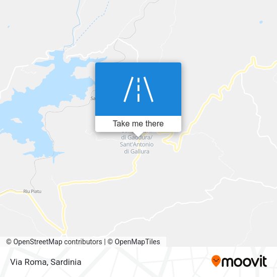 Via Roma map