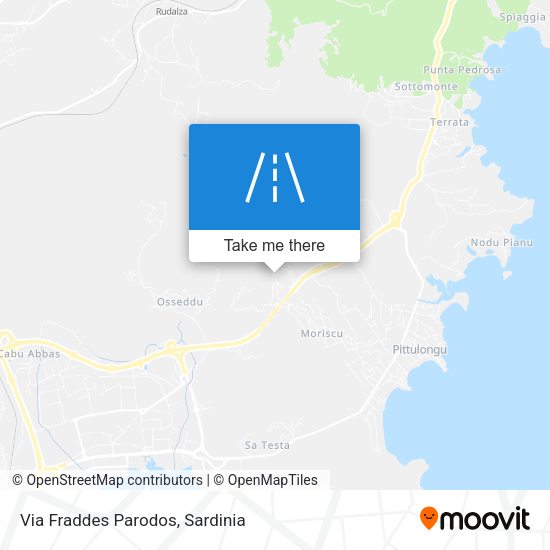 Via Fraddes Parodos map
