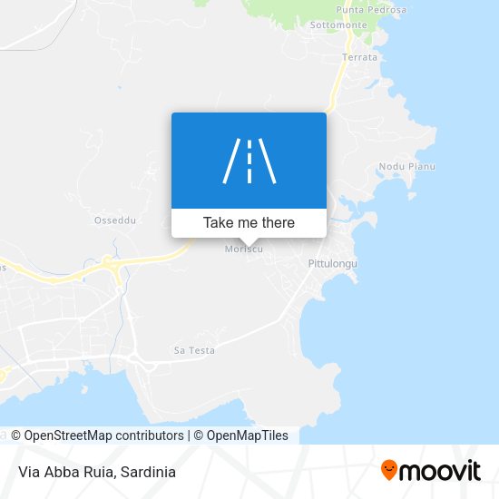 Via Abba Ruia map