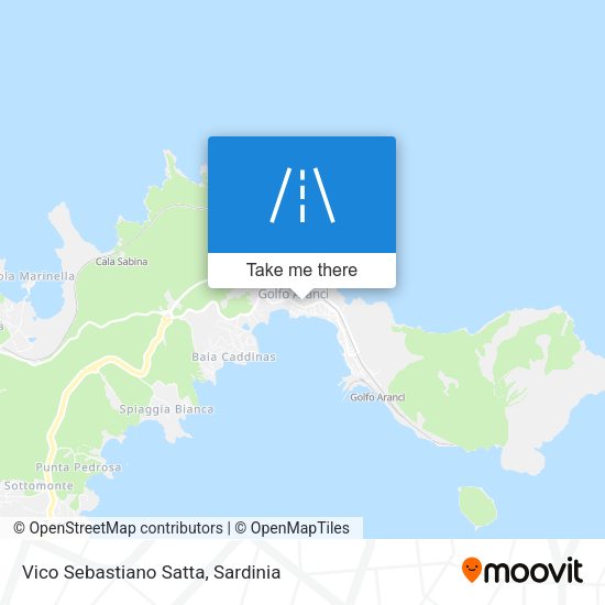 Vico Sebastiano Satta map