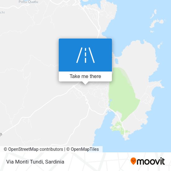 Via Monti Tundi map