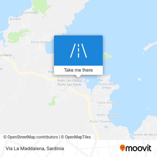 Via La Maddalena map