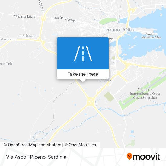 Via Ascoli Piceno map
