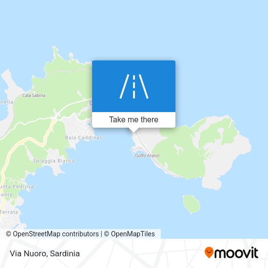 Via Nuoro map