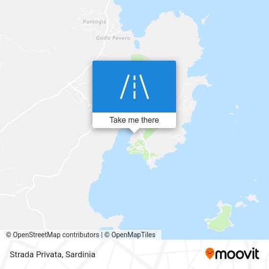 Strada Privata map