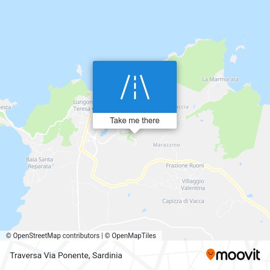 Traversa Via Ponente map