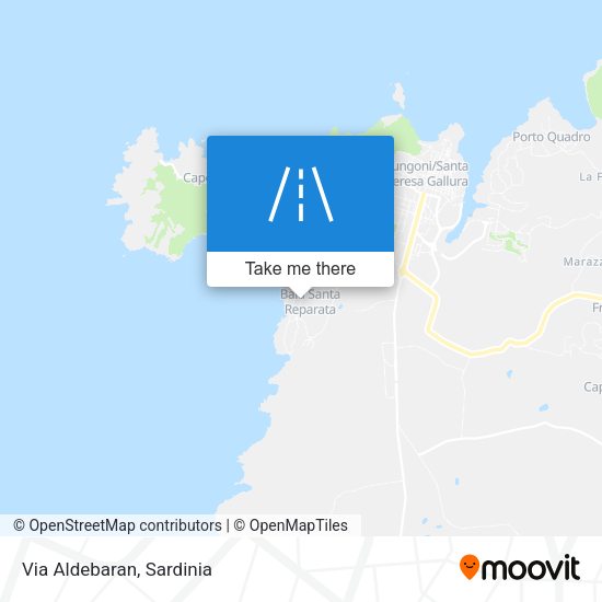 Via Aldebaran map