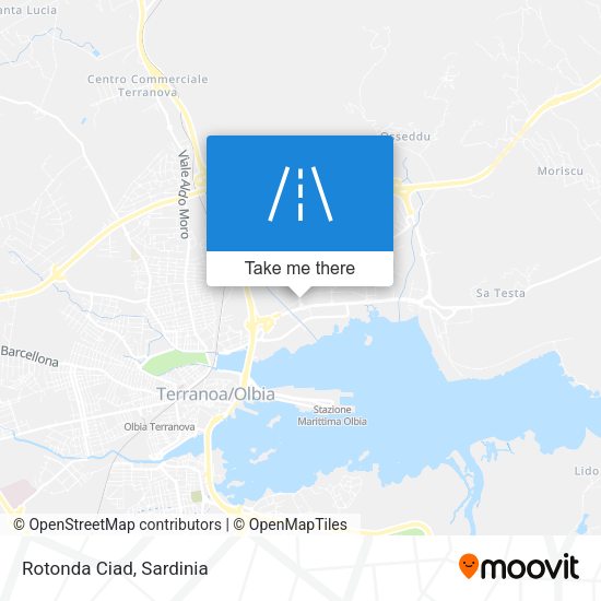 Rotonda Ciad map