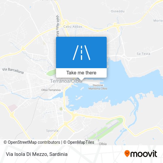 Via Isola Di Mezzo map