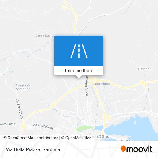 Via Della Piazza map