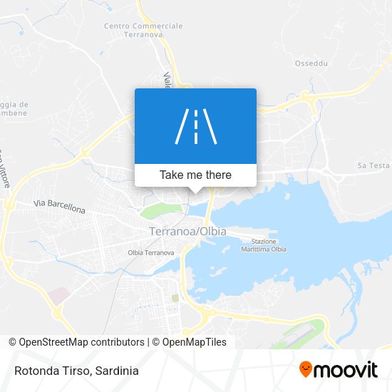 Rotonda Tirso map