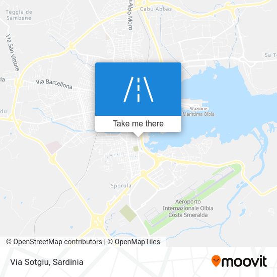 Via Sotgiu map