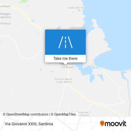 Via Giovanni XXIII map